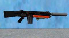 GTA V Vom Feuer Assault Shotgun Orange V4 für GTA San Andreas