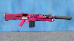 GTA V Vom Feuer Assault Shotgun Pink V2 für GTA San Andreas