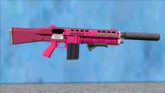 GTA V Vom Feuer Assault Shotgun Pink V4 für GTA San Andreas