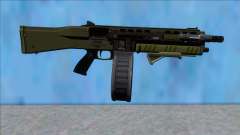 GTA V Vom Feuer Assault Shotgun Green V5 für GTA San Andreas