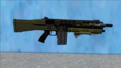 GTA V Vom Feuer Assault Shotgun Green V6 für GTA San Andreas