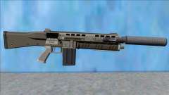GTA V Vom Feuer Assault Shotgun Platinum V2 für GTA San Andreas