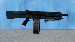 GTA V Vom Feuer Assault Shotgun LSPD V9 für GTA San Andreas
