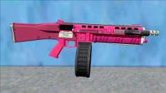 GTA V Vom Feuer Assault Shotgun Pink V11 für GTA San Andreas