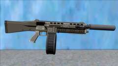 GTA V Vom Feuer Assault Shotgun Platinum V1 für GTA San Andreas