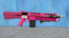 GTA V Vom Feuer Assault Shotgun Pink V6 für GTA San Andreas