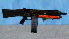 GTA V Vom Feuer Assault Shotgun Orange V9 für GTA San Andreas