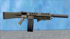 GTA V Vom Feuer Assault Shotgun Platinum V3 für GTA San Andreas