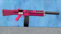 GTA V Vom Feuer Assault Shotgun Pink V7 für GTA San Andreas