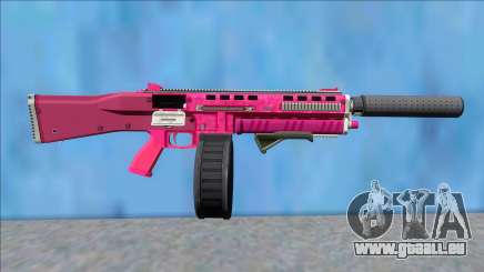 GTA V Vom Feuer Assault Shotgun Pink V3 für GTA San Andreas