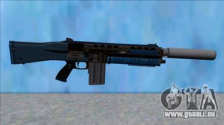 GTA V Vom Feuer Assault Shotgun LSPD V8 für GTA San Andreas
