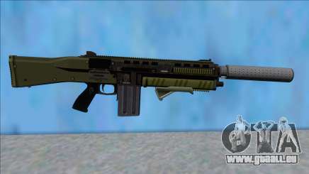 GTA V Vom Feuer Assault Shotgun Green V4 für GTA San Andreas