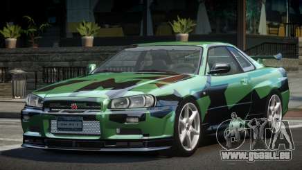 1999 Nissan Skyline R34 GT-R L6 für GTA 4