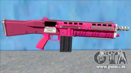 GTA V Vom Feuer Assault Shotgun Pink V15 für GTA San Andreas