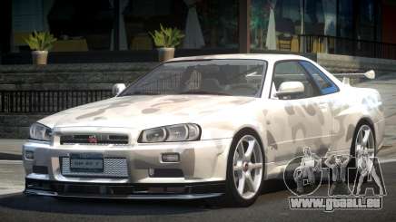 1999 Nissan Skyline R34 GT-R L1 für GTA 4