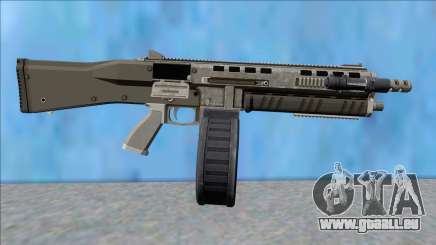 GTA V Vom Feuer Assault Shotgun Platinum V11 für GTA San Andreas