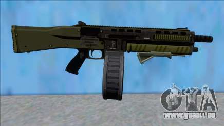 GTA V Vom Feuer Assault Shotgun Green V9 pour GTA San Andreas