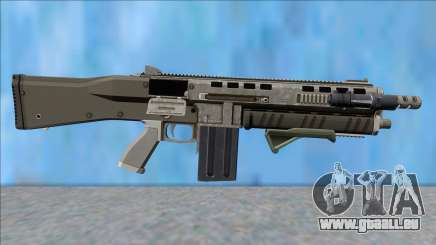 GTA V Vom Feuer Assault Shotgun Platinum V6 für GTA San Andreas