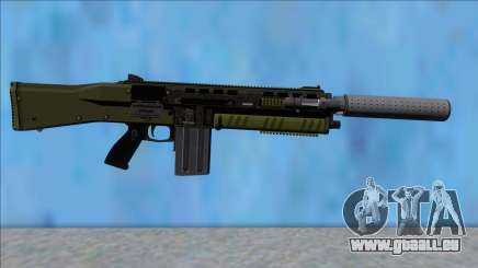 GTA V Vom Feuer Assault Shotgun Green V2 pour GTA San Andreas