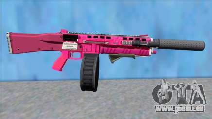 GTA V Vom Feuer Assault Shotgun Pink V13 für GTA San Andreas