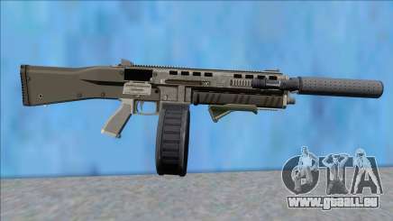 GTA V Vom Feuer Assault Shotgun Platinum V13 für GTA San Andreas
