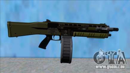 GTA V Vom Feuer Assault Shotgun Green V11 pour GTA San Andreas