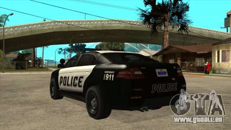 Intercepteur de police insipide du MGCRP pour GTA San Andreas