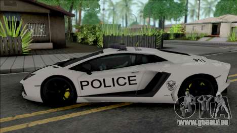 Lamborghini Aventador LP700-4 Police Rio für GTA San Andreas