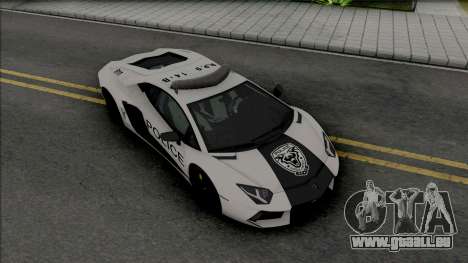 Lamborghini Aventador LP700-4 Police Rio pour GTA San Andreas