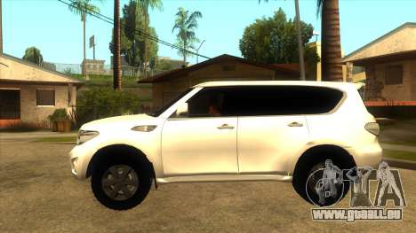 Nissan Patrol Y62 für GTA San Andreas