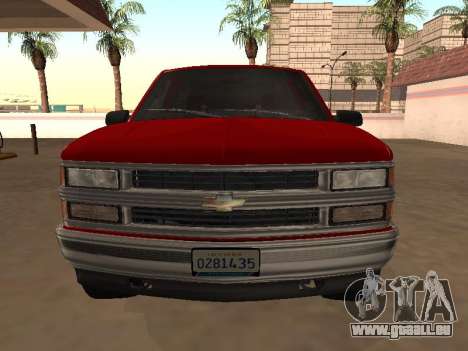 Chevrolet Blazer K5 1998 pour GTA San Andreas