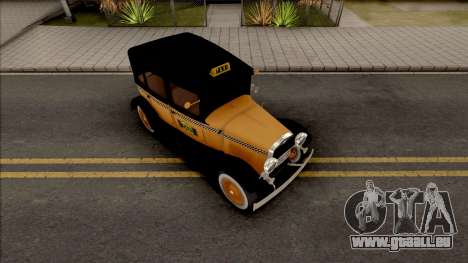 Ford Model A Taxi 1928 pour GTA San Andreas