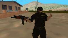 Haut des FSB in einer Maske für GTA San Andreas