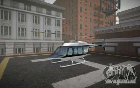 Correction d’hélicoptère au poste de police pour GTA San Andreas