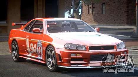 Nissan Skyline R34 GST Racing L9 für GTA 4