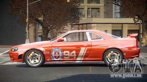 Nissan Skyline R34 GST Racing L9 für GTA 4