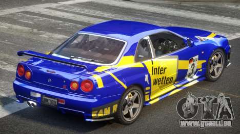 Nissan Skyline R34 GST Racing L7 für GTA 4