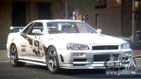 Nissan Skyline R34 GST Racing L3 pour GTA 4