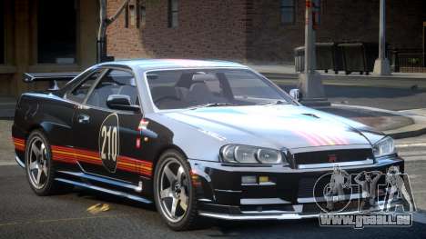 Nissan Skyline R34 GST Racing L2 pour GTA 4