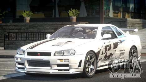 Nissan Skyline R34 GST Racing L3 pour GTA 4