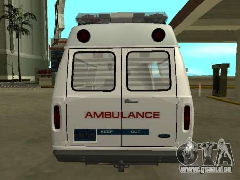 Ford Econoline E-250 Ambulance 1986 pour GTA San Andreas