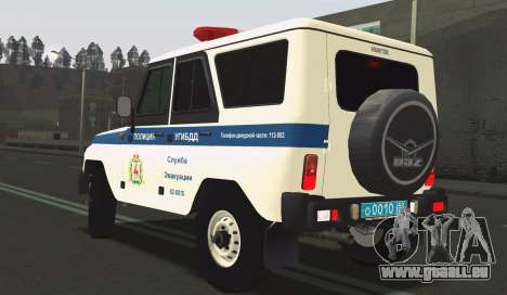 Service d’évacuation DPS hunter du SAMU pour GTA San Andreas