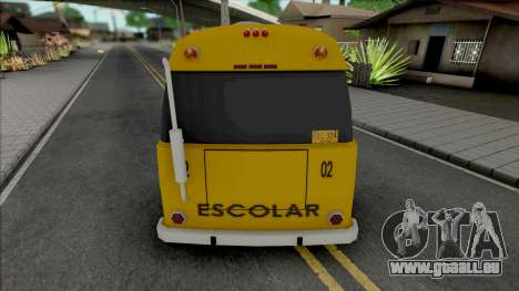 Dodge Bus Escolar pour GTA San Andreas