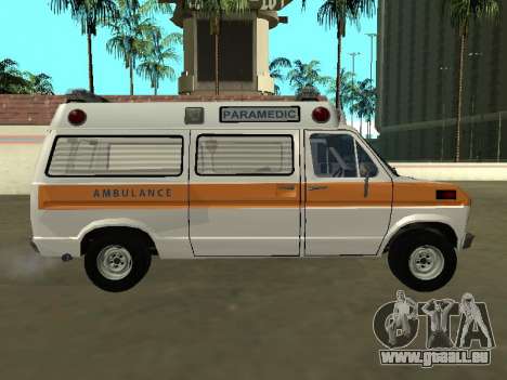 Ford Econoline E-250 Ambulance 1986 pour GTA San Andreas