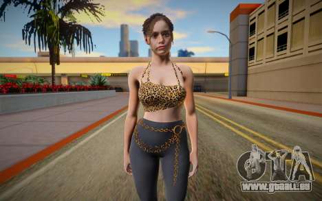 Claire Redfield Top Leopard pour GTA San Andreas