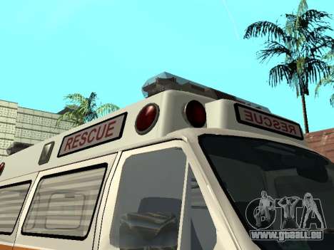 Ford Econoline E-250 Ambulance 1986 pour GTA San Andreas