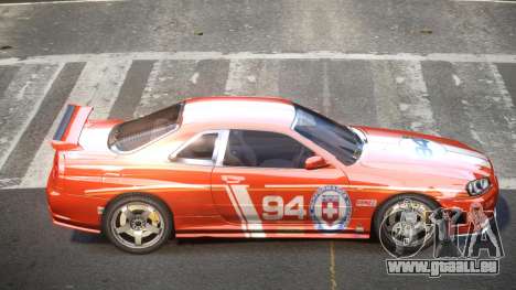 Nissan Skyline R34 GST Racing L9 für GTA 4