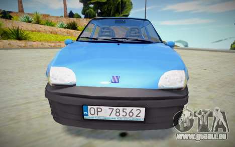 Fiat Seicento PL Plates für GTA San Andreas