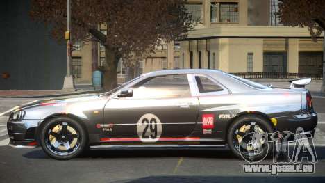 Nissan Skyline R34 GST Racing L1 für GTA 4