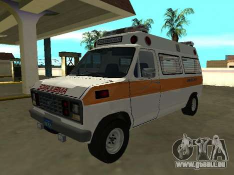Ford Econoline E-250 Ambulance 1986 pour GTA San Andreas
